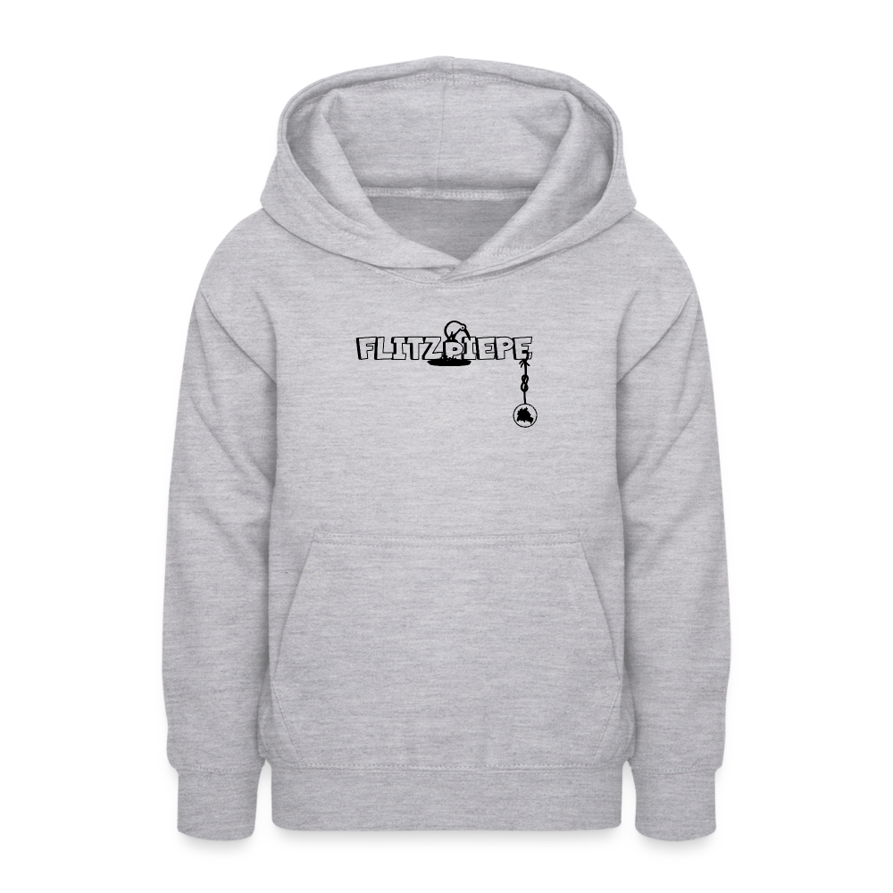 EINE FLITZPIEPE - Teenager Hoodie - Hellgrau meliert