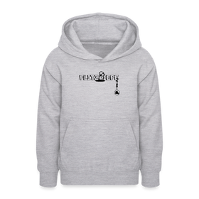 EINE FLITZPIEPE - Teenager Hoodie - Hellgrau meliert
