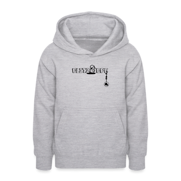 EINE FLITZPIEPE - Teenager Hoodie - Hellgrau meliert