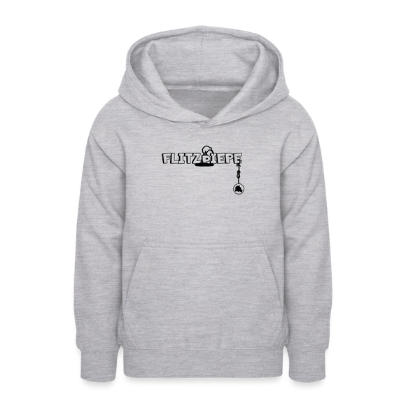 EINE FLITZPIEPE - Teenager Hoodie - Hellgrau meliert