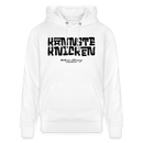 Berliner Schnauze - KANNSTE KNICKEN-Unisex Bio-Hoodie - Weiß