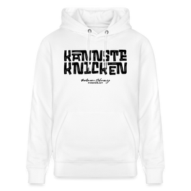 Berliner Schnauze - KANNSTE KNICKEN-Unisex Bio-Hoodie - Weiß