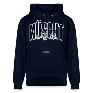 NÜSCHT MUSS ICK -Unisex Bio-Hoodie-2025 - Navy