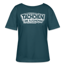 TACHCHEN IHR FLITZPIEPEN-Berlin Shirt-Rundhals Frauen Bio-T-Shirt - Dunkles Petrol