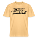 Berliner Shirt-ICK HAB DIE FAXEN DICKE-RELAXED FIT Unisex Organic T-Shirt - Hellgelb