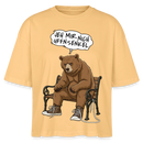 Berliner Bär mit Spruch-JEH MIR NICH UFFN SENKEL-Frauen Boxy Bio-T-Shirt - Mispel