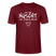 NÜSCHT FÜR SCHWACHE NERVEN-Unisex T-Shirt mit Berliner Schnauze - Burgunderrot