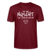 NÜSCHT FÜR SCHWACHE NERVEN-Unisex T-Shirt mit Berliner Schnauze - Burgunderrot