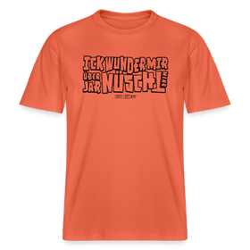 Berliner Spruch-ICK WUNDER MIR-RELAXED FIT Unisex BIO T-Shirt - Hellrot