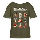 Berlin Shirt-MESCHUGGE-Rundhals Frauen Bio-T-Shirt - Khaki