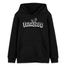 FLITZPIEPE-Teenager Bio-Hoodie - Schwarz