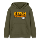 BERLIN ICK LIEB DIR - Kinder Bio-Hoodie - Khaki