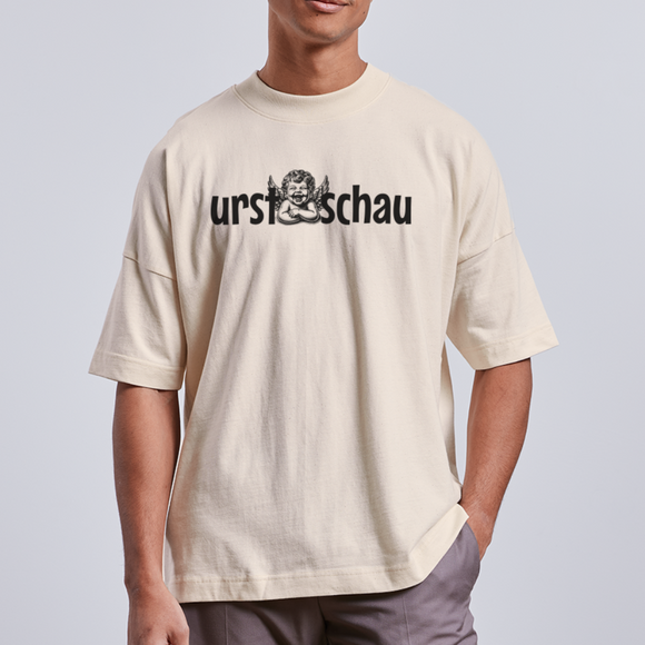 URST SCHAU - Unisex Oversize Bio-T-Shirt - Naturweiß