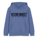 KEENE ANGST ICK TU SIE NÜSCHT - Bio-Hoodie Mini - Blau