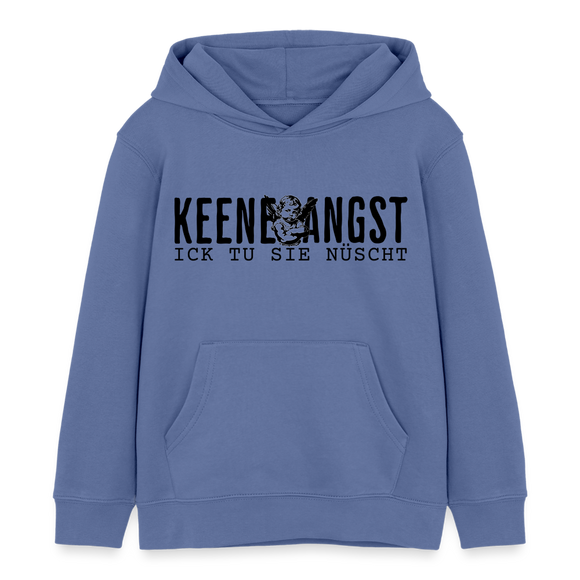 KEENE ANGST ICK TU SIE NÜSCHT - Bio-Hoodie Mini - Blau