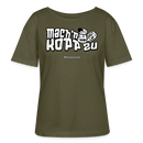 MACH N KOPP ZU-Rundhals Frauen Bio-T-Shirt - Khaki