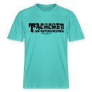 Berliner Begrüssung-TACHCHEN IHR FLITZPIEPEN- RELAXED FIT Unisex Organic T-Shirt - Poolblau
