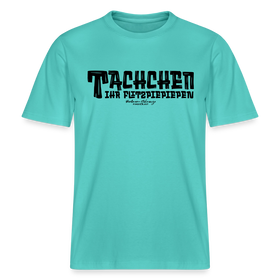 Berliner Begrüssung-TACHCHEN IHR FLITZPIEPEN- RELAXED FIT Unisex Organic T-Shirt - Poolblau
