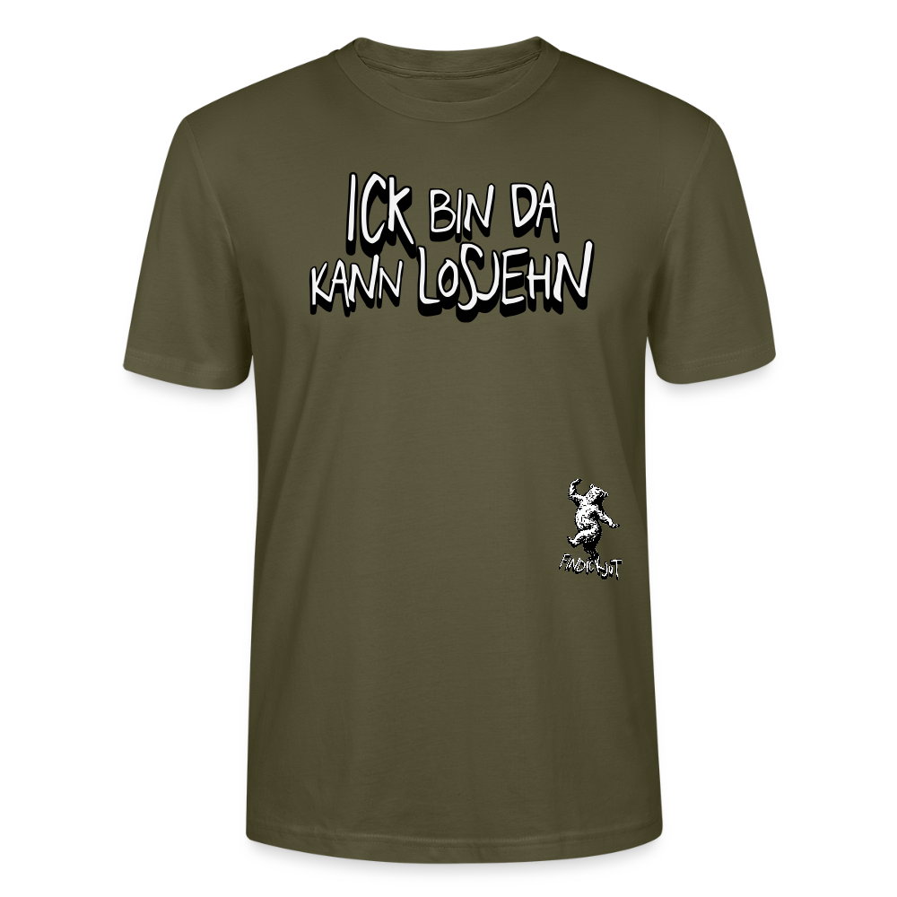 ICK BIN DA-Unisex BIO T-Shirt - Khaki