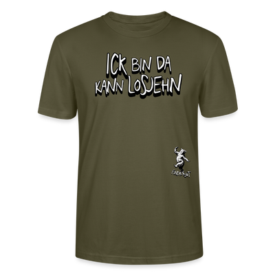 ICK BIN DA-Unisex BIO T-Shirt - Khaki