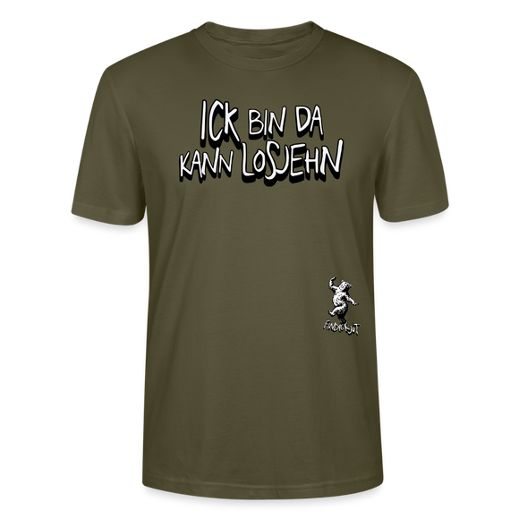 ICK BIN DA-Unisex BIO T-Shirt - Khaki