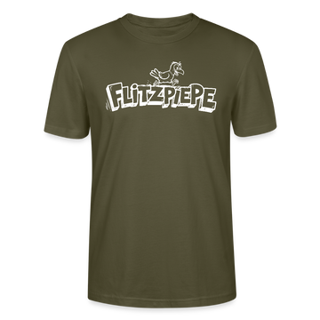 Dit Berlin Shirt-FLITZPIEPE-Unisex T-Shirt für leicht verpeilte Vögel - Khaki