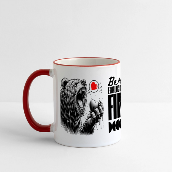 Berlin Souvenir-FIND ICK JUT-Panoramatasse - Weiß/Rot