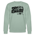 DIT ESKALIERT EH-Unisex Bio-Sweatshirt mit Berliner Schnauze - Helles Graugrün