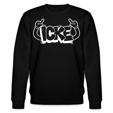 ICKE-Unisex Bio-Sweatshirt  mit Berliner Schnauze - Schwarz