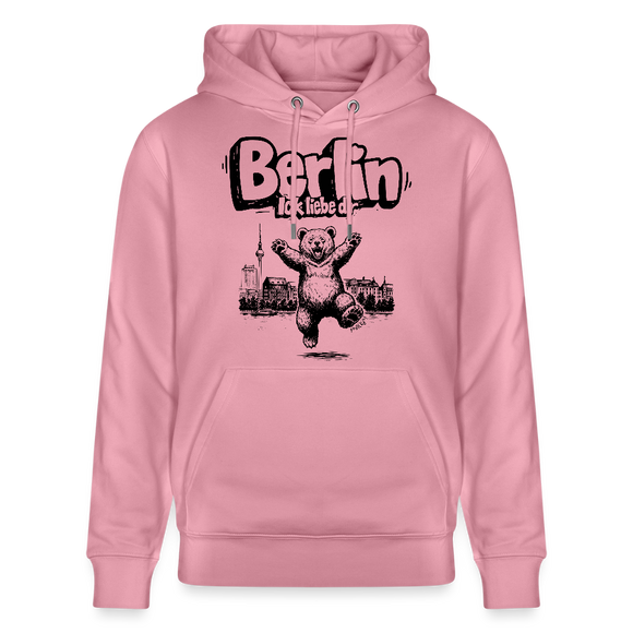 BERLIN ICK LIEBE DIR-Unisex Bio-Hoodie - Lila Traum