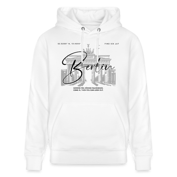 BERLIN-Unisex Bio-Hoodie - Weiß