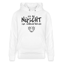ICK BIN NÜSCHT FÜR SCHWACHE NERVEN-Unisex Bio-Hoodie - Weiß
