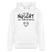 ICK BIN NÜSCHT FÜR SCHWACHE NERVEN-Unisex Bio-Hoodie - Weiß