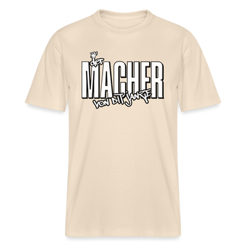 DER MACHER VON DIT JANZE - Relaxed Fit Unisex Bio-T-Shirt - Naturweiß