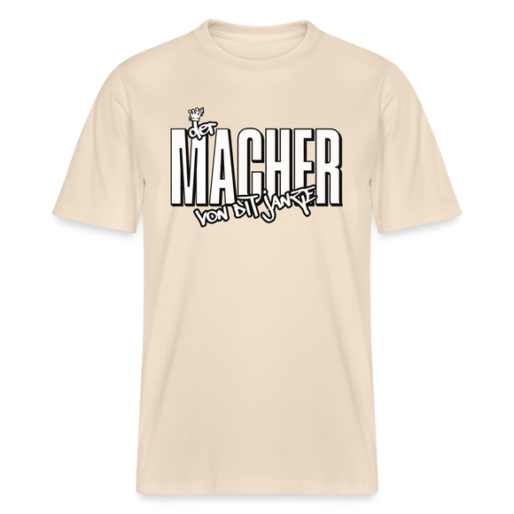 DER MACHER VON DIT JANZE - Relaxed Fit Unisex Bio-T-Shirt - Naturweiß
