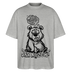 DU SCHNALLST JAR NÜSCHT-Oversized Unisex Bio T-Shirt - Grau meliert