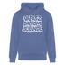 Berliner Kultspruch-VAFATZ DA VOM JELÄNDE-Unisex Bio-Hoodie - Blau