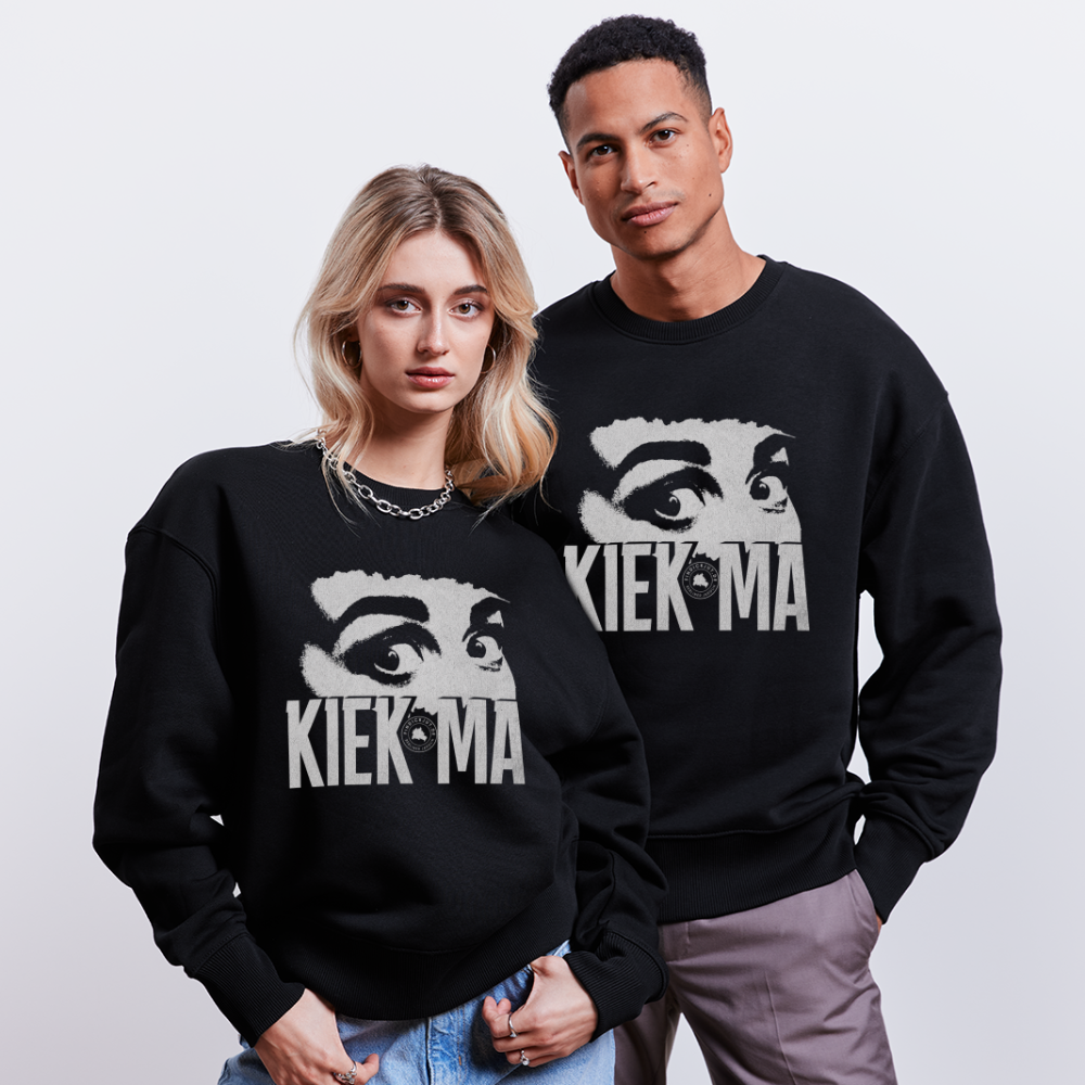 KIEK MA - Unisex Oversize Bio Pullover - Schwarz