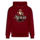 JIBT NÜSCHT IHR FLITZPIEPEN-Unisex Bio-Hoodie II - Burgunderrot