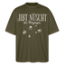 Weihnachten in Berlin-JIBT NÜSCHT - Unisex Oversize Bio-T-Shirt - Khaki