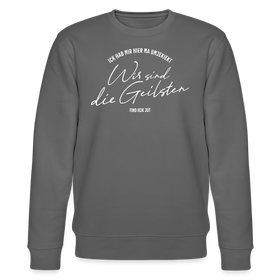 WIR SIND DIE GEILSTEN-Berlin26- Unisex Bio-Sweatshirt - Anthrazit
