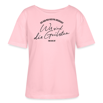WIR SIND DIE GEILSTEN-Berliner26-Rundhals Frauen Bio-T-Shirt - Hellrosa