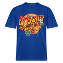 BERLINER RETRO-NÜSCHT MUSS ICK-Relaxed Fit Unisex Bio-T-Shirt - Dunkelblau