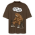 Berliner Bär und Spruch-JEH MIR NICH UFFN SENKEL-Oversized Unisex Bio T-Shirt - Dunkelbraun