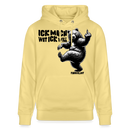 ICK MACH WAT ICK WILL-Unisex Bio-Hoodie IV - Gelb Viva 