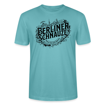 BERLINER SCHNAUZE- Unisex T-Shirt BIO - Pastelltürkis