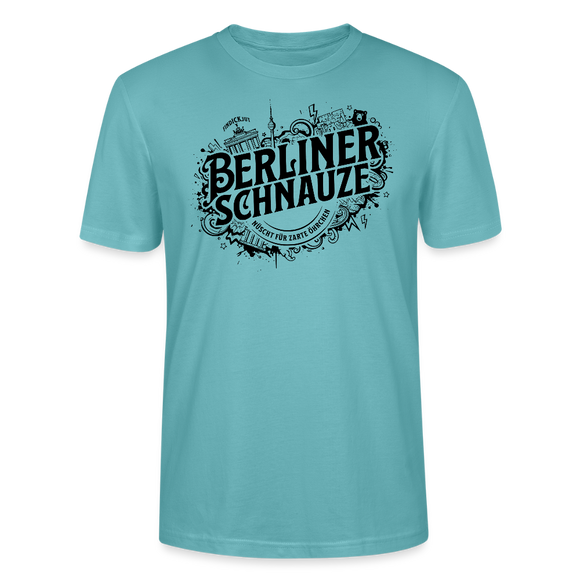 BERLINER SCHNAUZE- Unisex T-Shirt BIO - Pastelltürkis