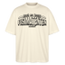 Berliner Spruch-FISIMATENTEN-Oversized Unisex Bio T-Shirt - Weißgrau