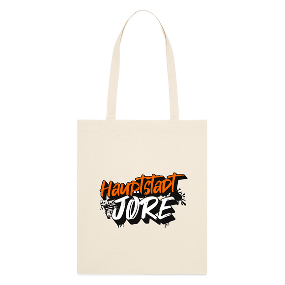 HAUPTSTADTJÖRE-Bio-Stoffbeutel - Naturweiß