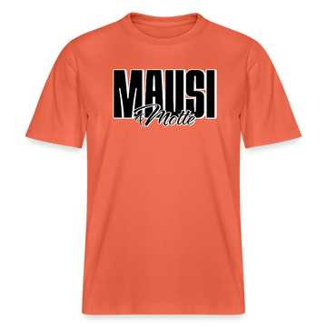 MAUSI UND MOTTE-Relaxed Fit Unisex Bio-T-Shirt - Hellrot
